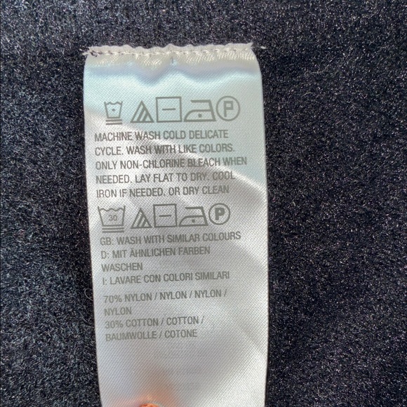 ENCORE by IDINA MENZEL Women's Plush Black Wide-Leg Pants, Elastic Waist. L - Picture 9 of 12